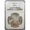 Image 2 : 1885-O Morgan Silver Dollar  NGC MS66