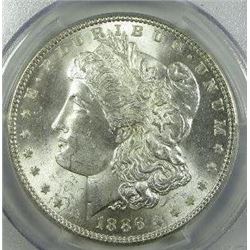 1886-P Morgan Silver Dollar  PCGS MS64+