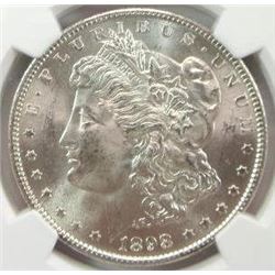 1898-S Morgan Silver Dollar  NGC MS65+