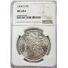 Image 2 : 1898-S Morgan Silver Dollar  NGC MS65+