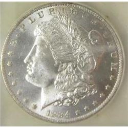 1884-O Morgan Silver Dollar  UCCG MS