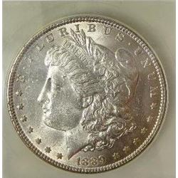 1889-P Morgan Silver Dollar  USCG MS