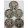 Image 1 : 1919 Mercury Dimes