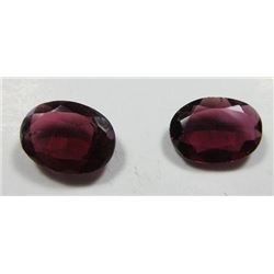 2.54 ct. Raspberry  Garnets  matched pair