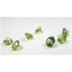 2.15 ct. Peridot Rounds  7 ea
