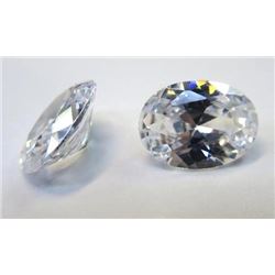 3.88 ct. Moissinite matched pair