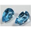 2.99 ct. Electric Blue Topaz matched pair