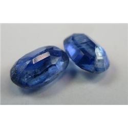 1.27 ct. Royal blue Kyanite  matched pair