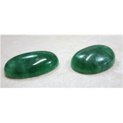 10.81 ct. Aventurine  matched pair