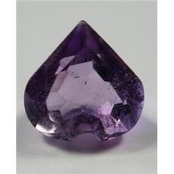 1.62 ct. Amethyst heart shaped