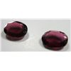 Image 2 : 2.54 ct. Raspberry  Garnets  matched pair