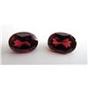Image 1 : 3.04 ct. Red Garnet matched pair
