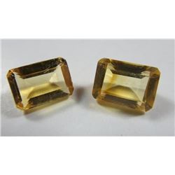 1.5 ct. Citrine Matched Pair