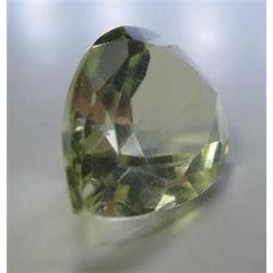 3.35 ct. Canary Yellow Palasite from meteorite