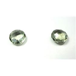 4.17 ct, Green Amethyst, Matched Pair