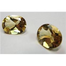 3.32 ct. Citrines  matched pair