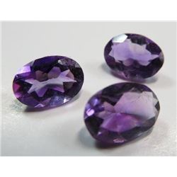 2.0 ct. Amethyst Set of 3