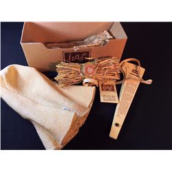 SWATCH LEAF WATCH, WITH ORIGINAL FAN PAMPHLET, BAG/HAT, RIBBON, AND PACKAGING, 1994, MODEL PWZ-108