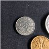 Image 2 : COLLECTION OF 3 CANADIAN COINS: 1971 BRITISH COLUMBIA CENTENNIAL SILVER DOLLAR, 1943 OLYMPIC TORCH