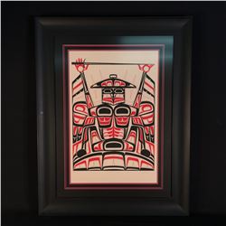 ROY HENRY VICKERS, OF KITKALA FIRST NATION, SIGNED LIMITED EDITION FRAMED PRINT, "MY GUARDIAN