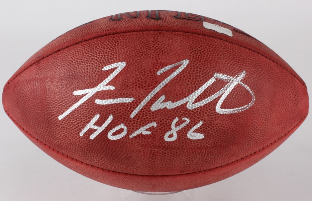 fran tarkenton signed football