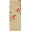 Image 1 : Chinese Watercolor on Paper Scroll Stamped