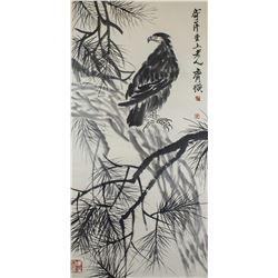 QI BAISHI Chinese 1864-1957 Watercolour Scroll