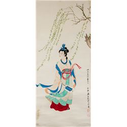 ZHANG DAQIAN Chinese 1899-1983 Watercolour Beauty