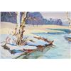 Image 3 : DANIEL GAGNE Canadian Oil on Board w/Frame Signed