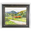 Image 2 : ZHENG F. I. Chinese Oil Mountainous Landscape