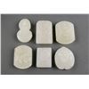 Image 1 : Six Assorted Chinese White Hardstone Pendant