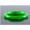Image 1 : Burma Green Jadeite Carved Bangle