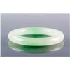 Image 1 : Burma Green Jadeite Carved Bangle
