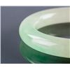 Image 2 : Burma Green Jadeite Carved Bangle