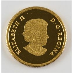 2014 RCM Issue .999 Fine Gold $5 Dollar Coin (COA)