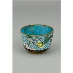 16th to18th Century Bronze Cloisonne Cup