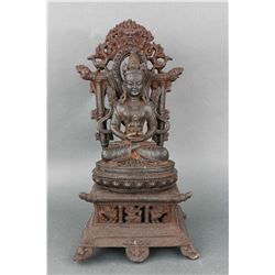 Ming Period Chinese Old Bronze Buddha
