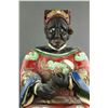 Image 2 : Chinese Elm Wood Carved Painted Buddha
