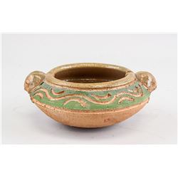 South American Aboriginal Style Pottery Bowl