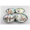 Image 1 : 4 PC Chinese Porcelain Figure Plate Set Jingdezhen