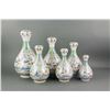 Image 1 : 6 PC Chinese Ducai Porcelain Vase Chenghua Mark