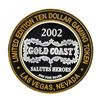 Image 1 : .999 Silver Gold Coast Las Vegas, Nevada $10 Casino Limited Edition Gaming Token