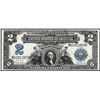 Image 1 : 1899 $2 Mini-Porthole Silver Certificate Note