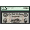 Image 1 : 1800's $100 City Bank of New Haven Obsolete Note PCGS Choice About New 58PPQ