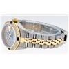 Image 4 : Rolex Ladies Two Tone Blue Mother Of Pearl Diamond & Sapphire Datejust