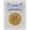 Image 1 : 1897 $20 Liberty Head Double Eagle Gold Coin PCGS MS61