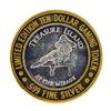 Image 2 : .999 Silver Treasure Island Las Vegas, Nevada $10 Casino Limited Edition Gaming