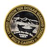 Image 1 : .999 Silver Bill's Casino Lake Tahoe, Nevada $10 Casino Limited Edition Gaming T