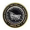 Image 2 : .999 Silver Fitzgeralds Casino & Hotel $10 Limited Edition Gaming Token