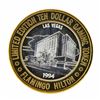 Image 1 : .999 Silver Flamingo Las Vegas Nevada $10 Casino Limited Edition Gaming Token